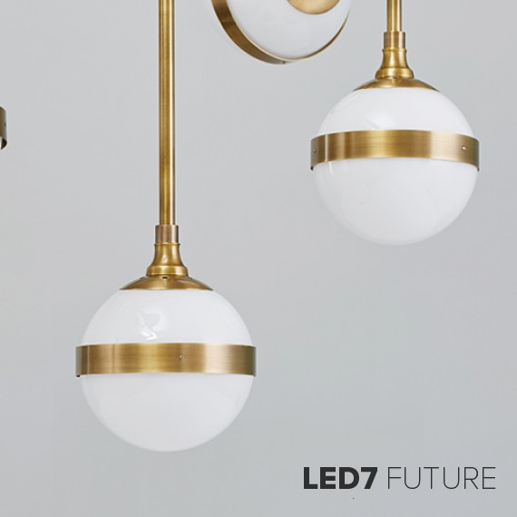 Loft Industry Modern - Balls Plan Chandelier